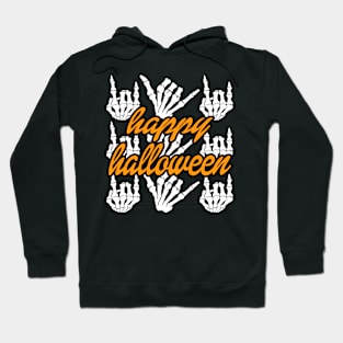 Skeleton Hands Happy Halloween Hoodie